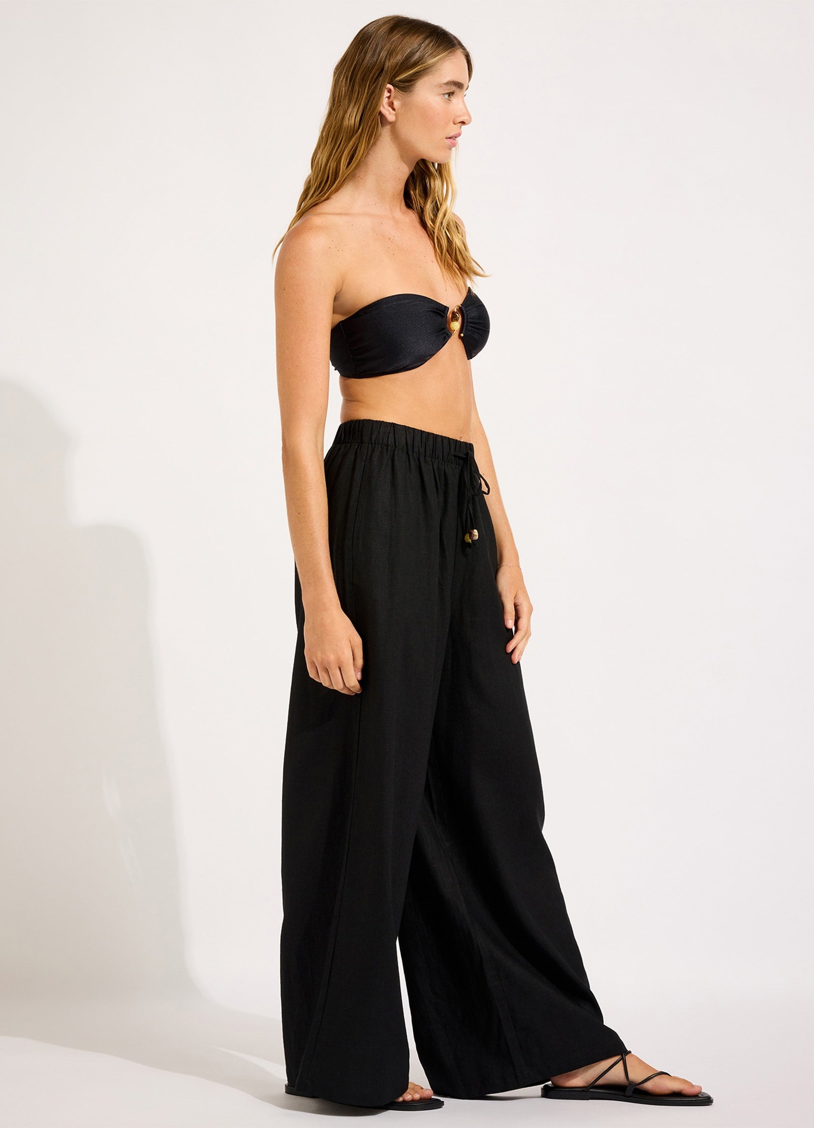 Palermo Drawcord Waist Wide Leg Pant – Seafolly United Kingdom