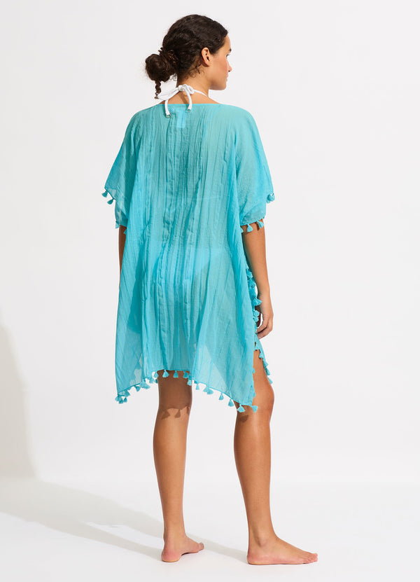 Amnesia Kaftan - Atoll Blue