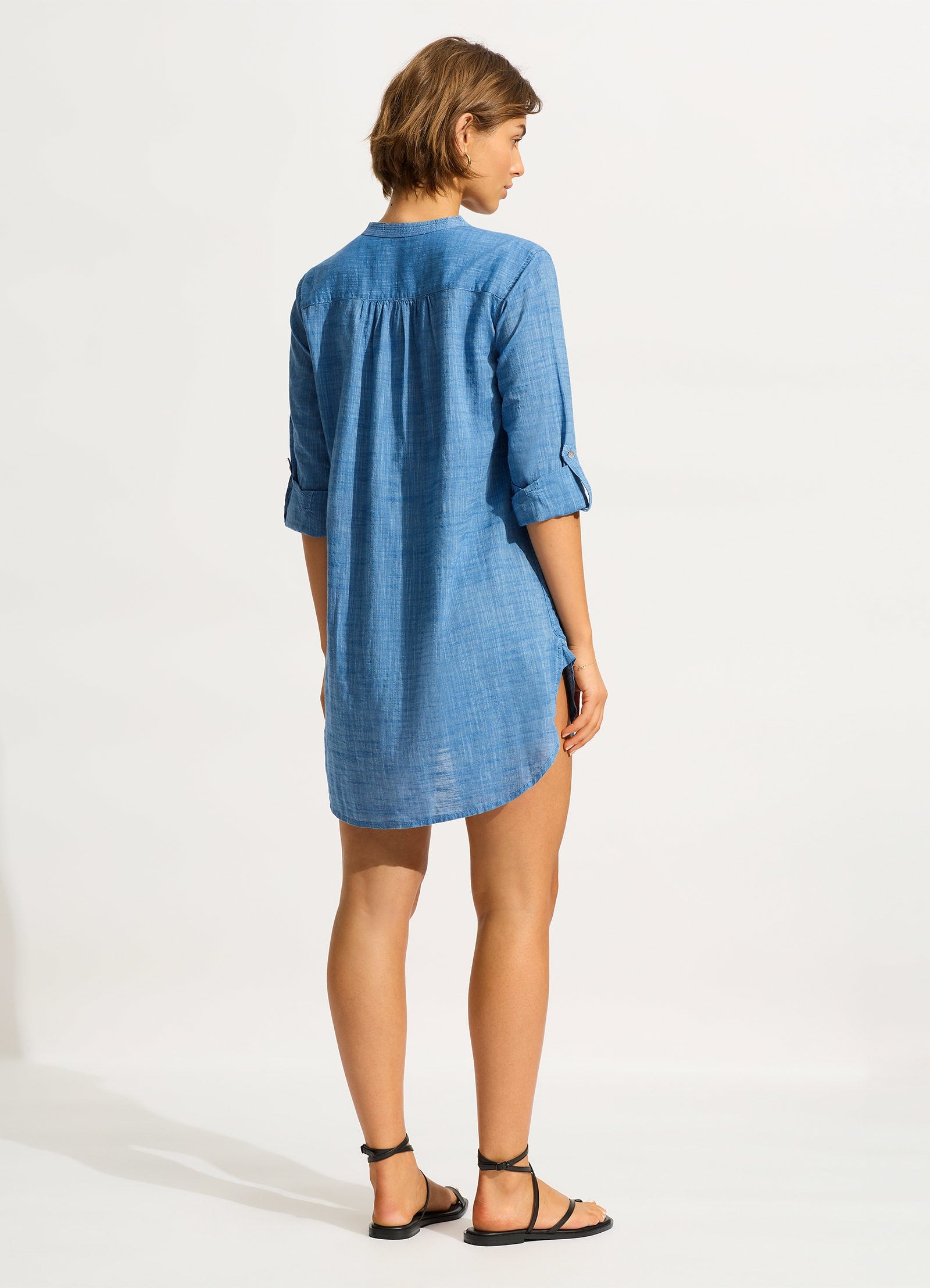 Chambray cheap beach dress