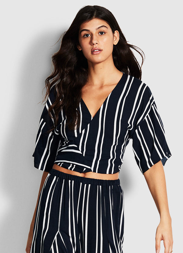 Summer Sea Stripe Top - Navy Stripe
