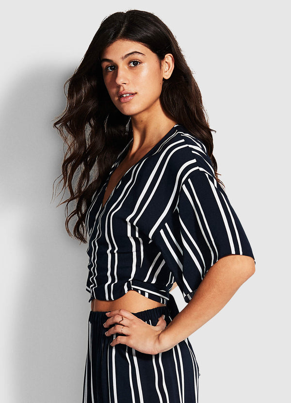 Summer Sea Stripe Top - Navy Stripe