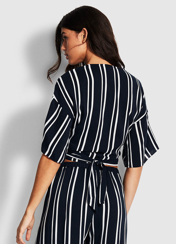 Summer Sea Stripe Top - Navy Stripe