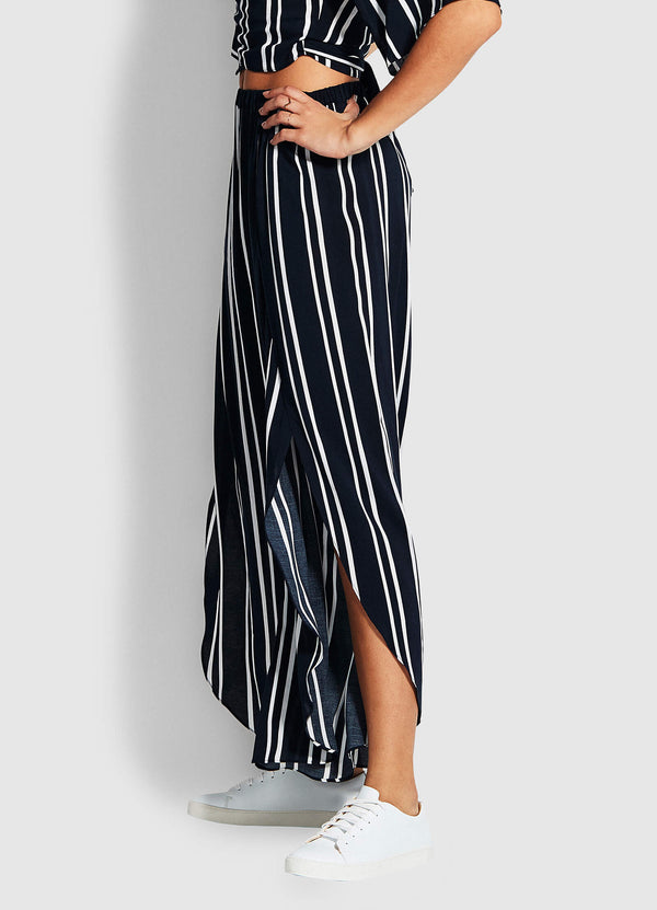 Summer Sea Stripe Pants - Navy Stripe