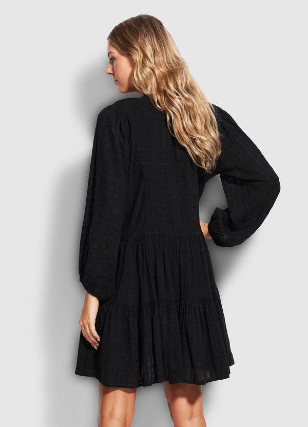 Drifter Tiered Dress - Black
