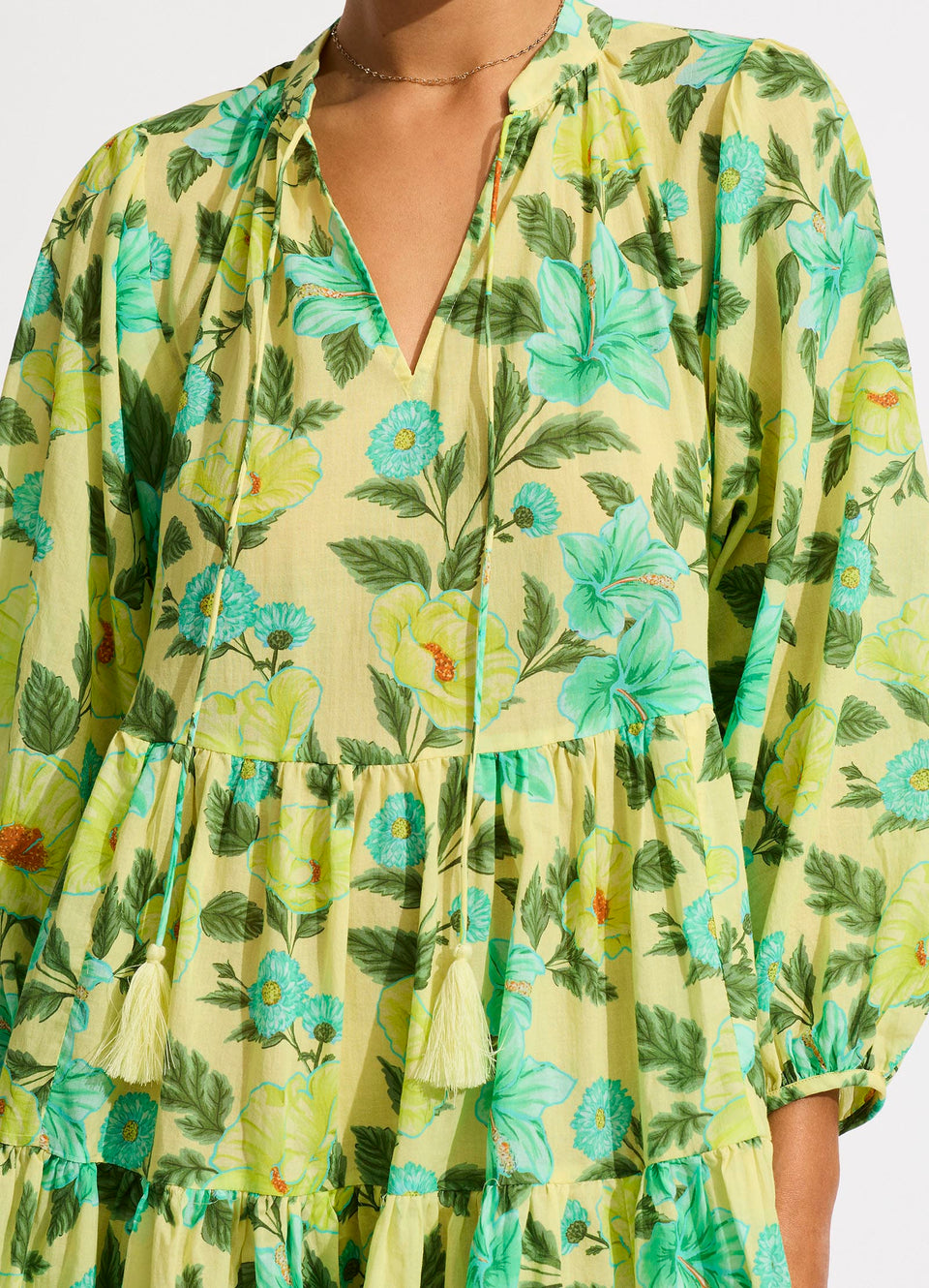 Garden Party Tiered Mini Dress