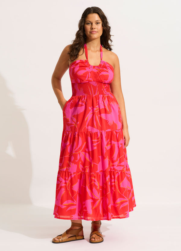 bex embellished maxi dress Simkhai Women's Bex Embellished Maxi Dress in Tulip, Sequin, Size 6