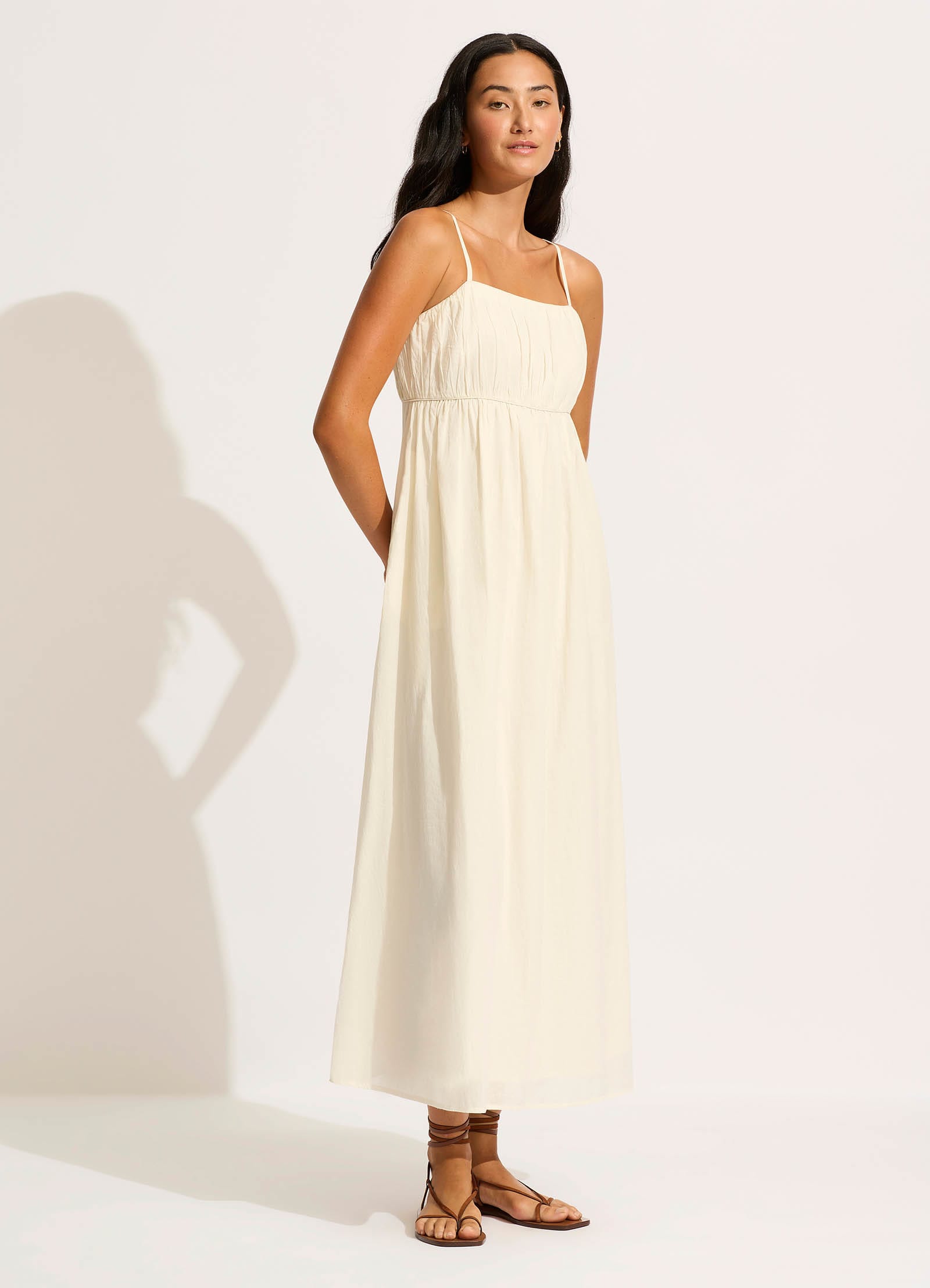 Ecru maxi dress hotsell