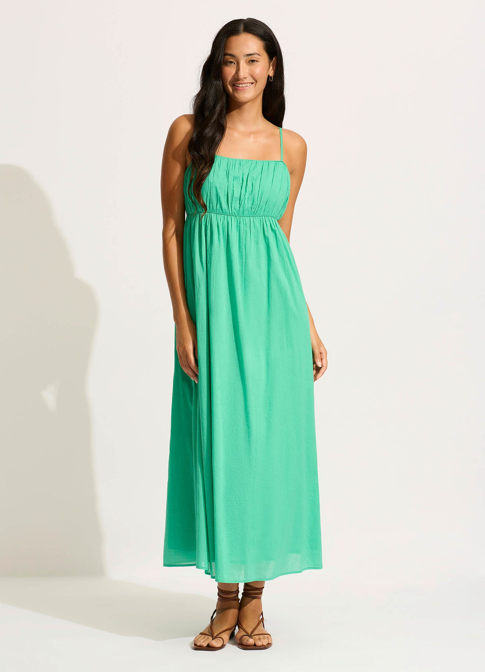 princess polly baby blue dress Rant and Rave Jade Denim Midi Dress, Blue