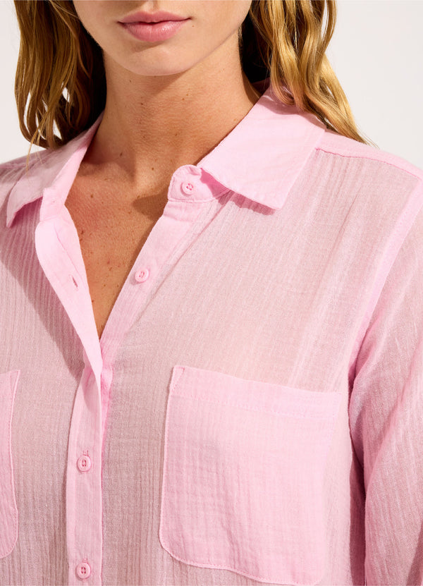 Breeze Beach Shirt - Blossom