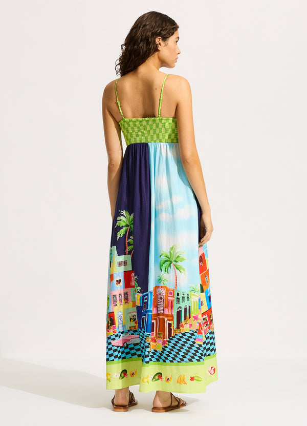 Cuba Maxi Dress - Turquoise