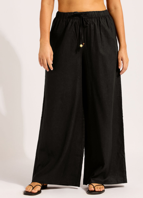 Palermo Drawcord Waist Wide Leg Pant