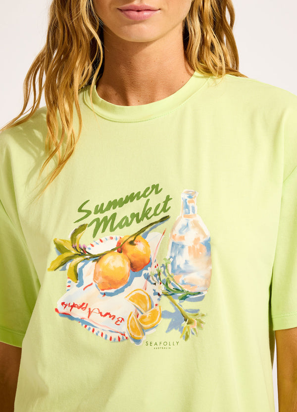 Riviera Coast Summer Market T-Shirt