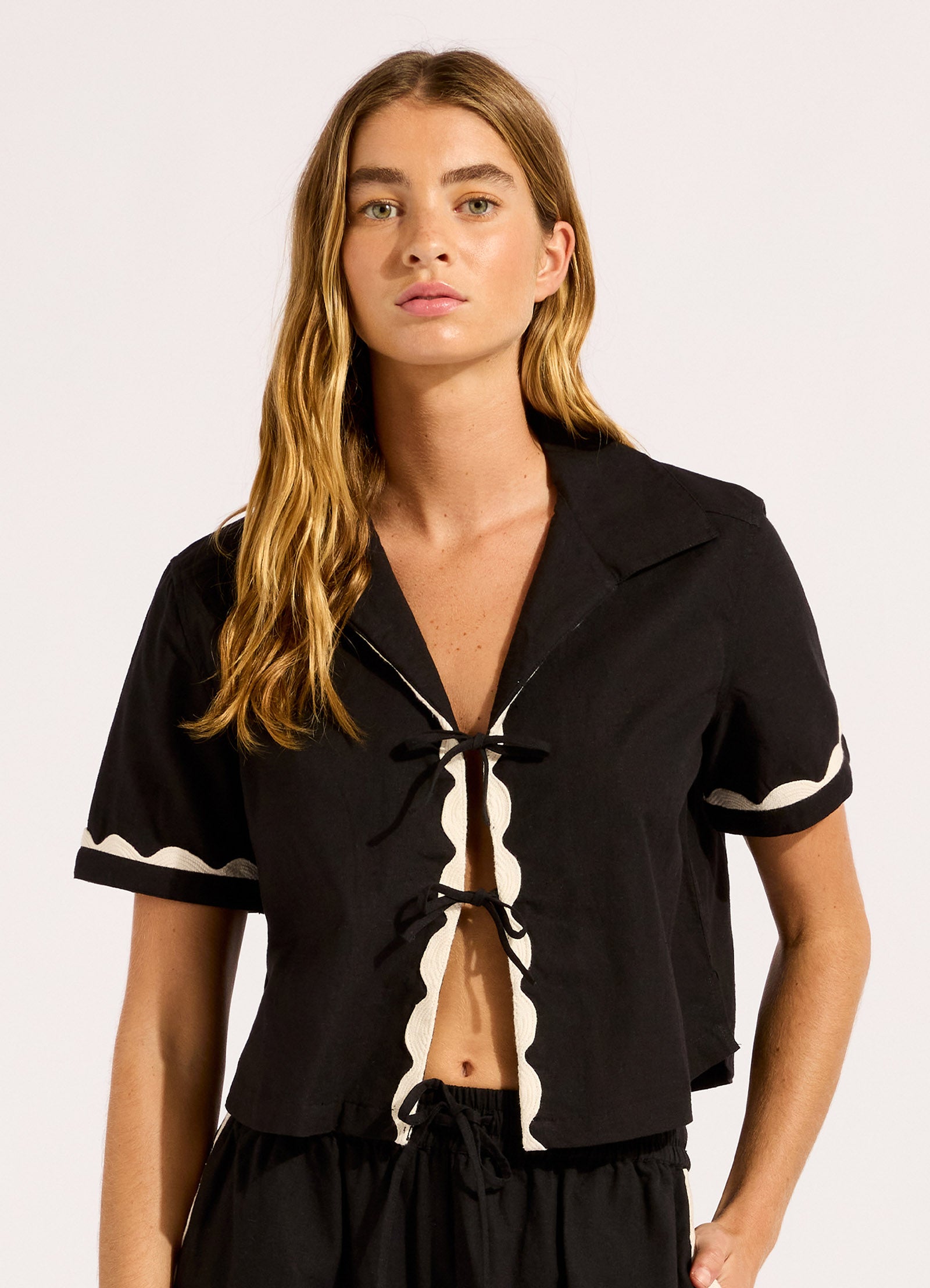 Tie Front Shirt – Seafolly United Kingdom