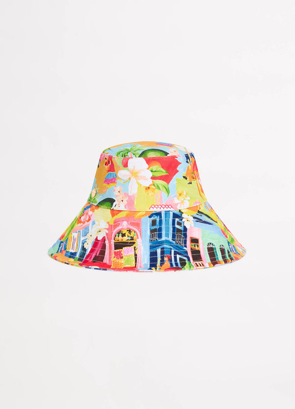 Oversized Bucket Hat - Turquoise