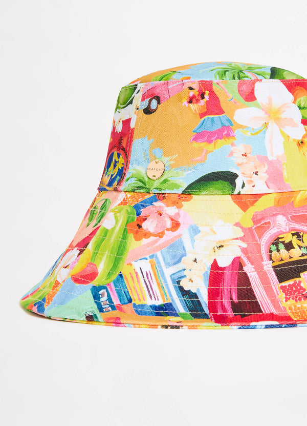 Oversized Bucket Hat - Turquoise