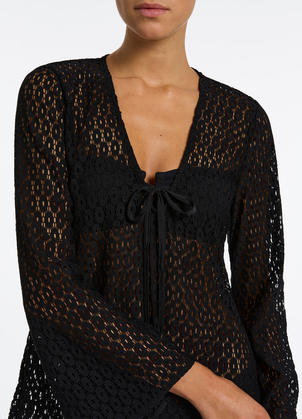 Jetset Stretch Lace Kaftan