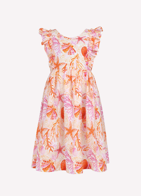 Yardage Frill Dress - La Mer