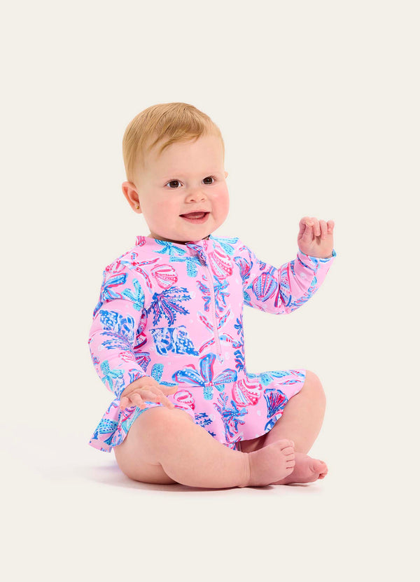 Coral Sea Frill Sunsuit
