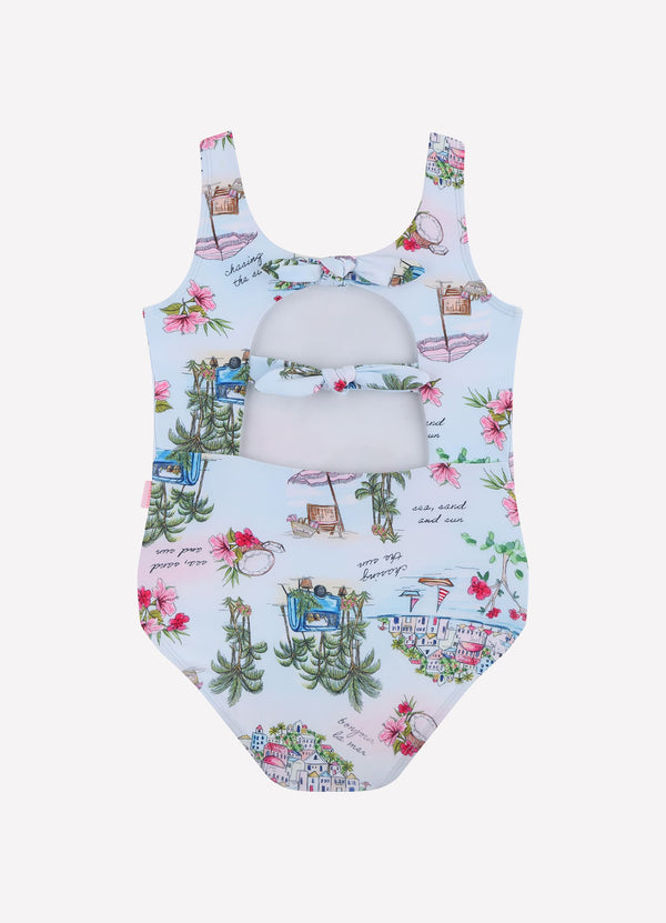 Secret Vacation Cut Out One Piece - Secret Vacay