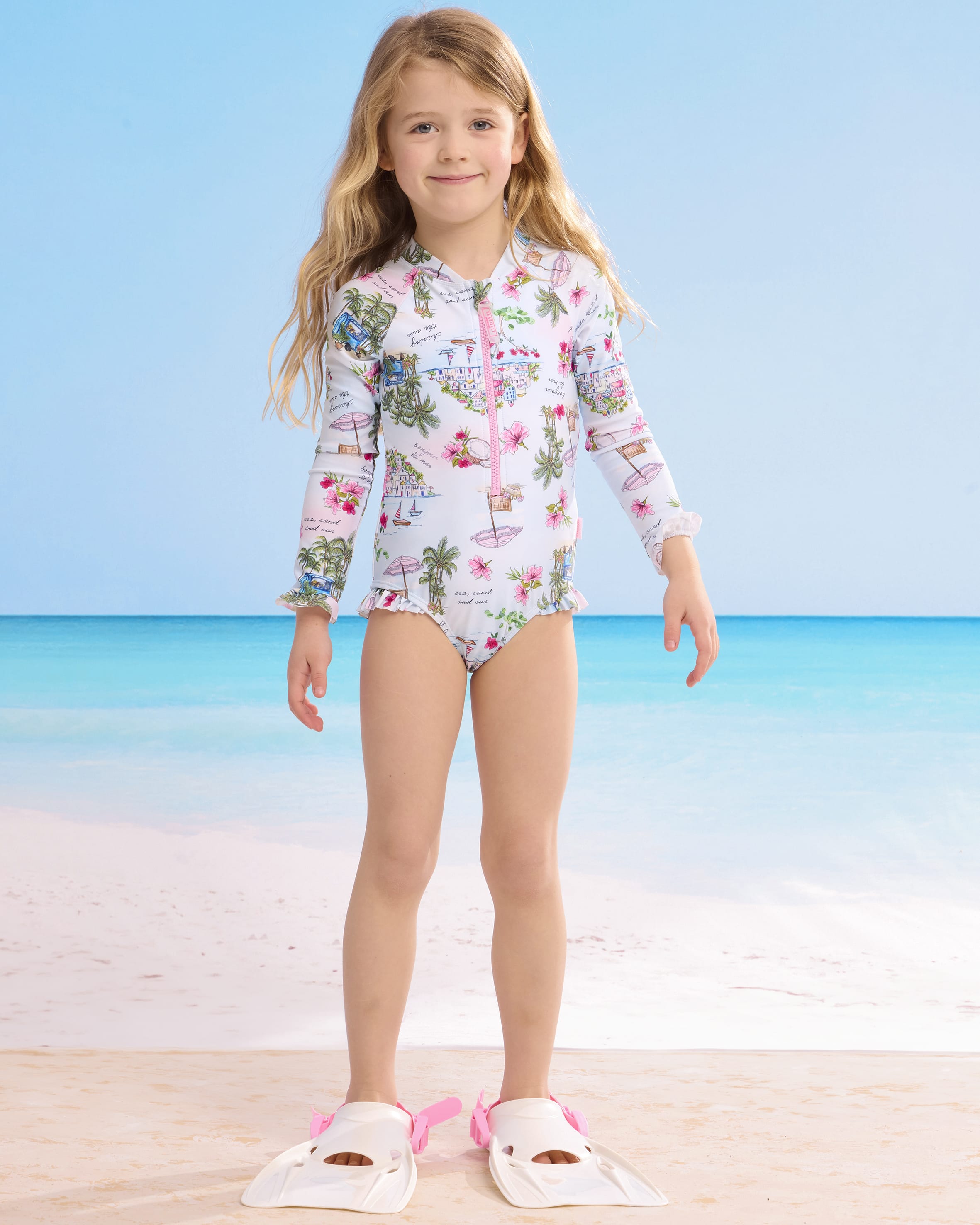 Secret Vacation Zip Front Swimsuit - Secret Vacay – Seafolly