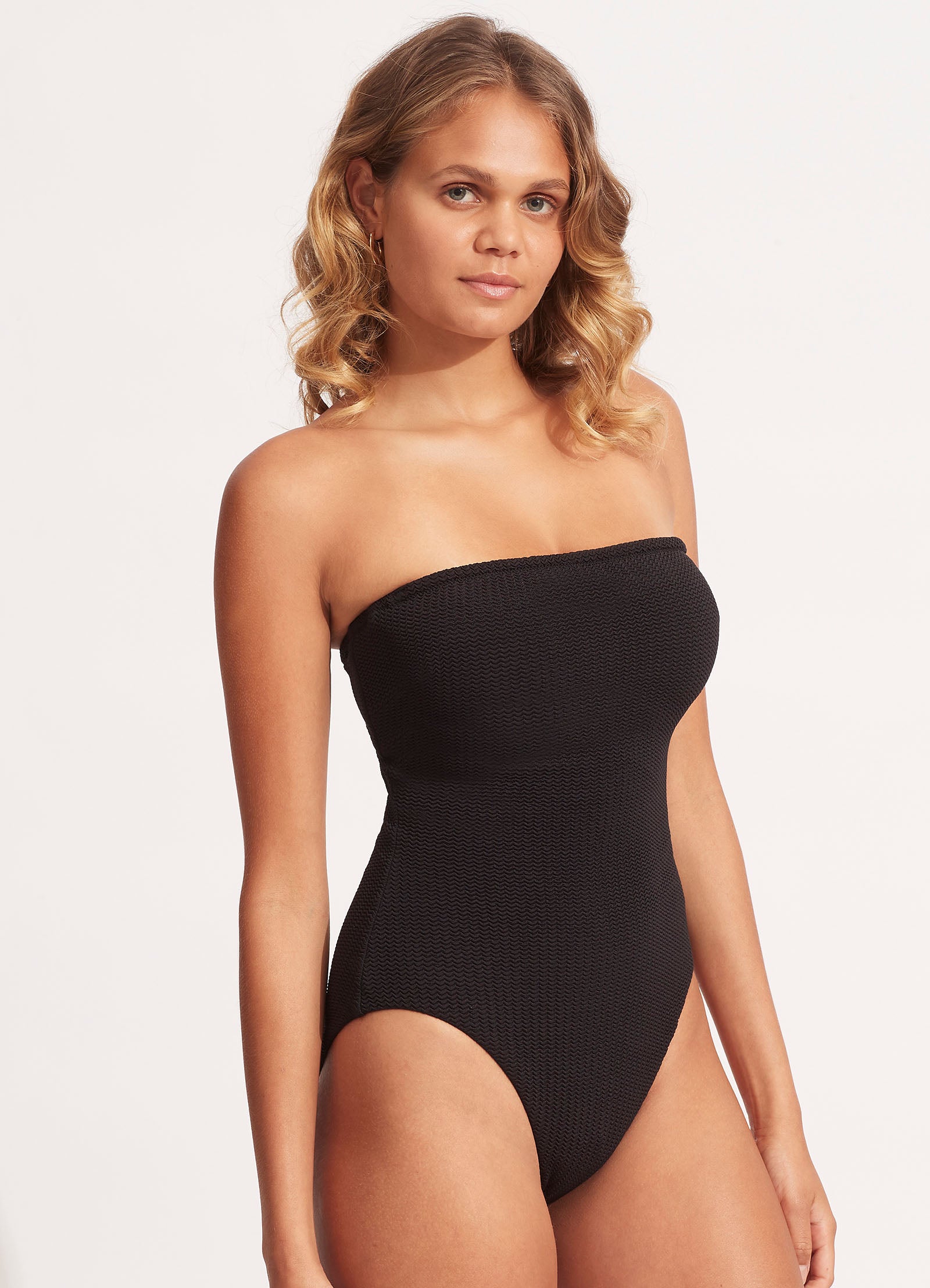 Bandeau one hot sale piece swimsuit