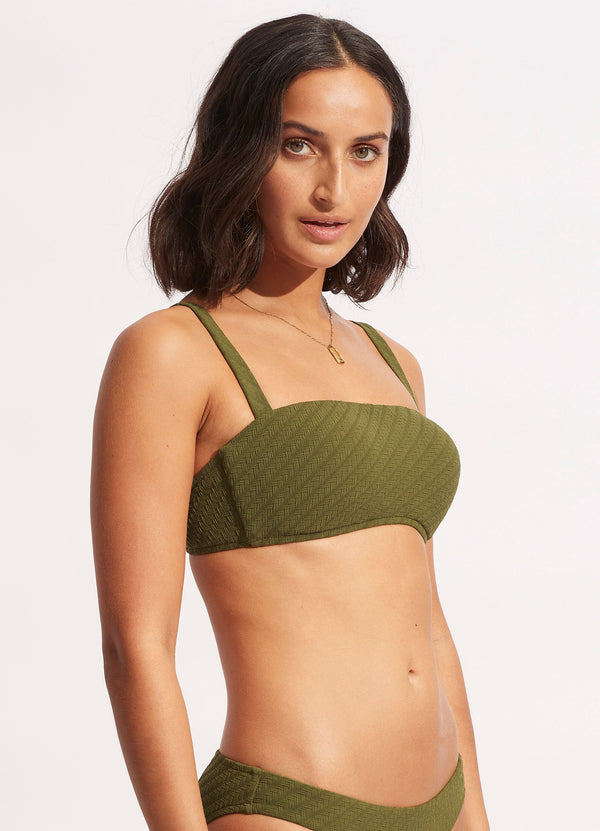 Willow Tank Bra  - Avocado