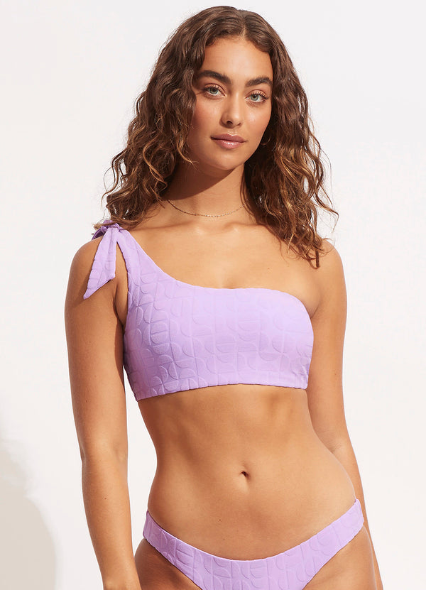 Capri One Shoulder Top - Wild Rose