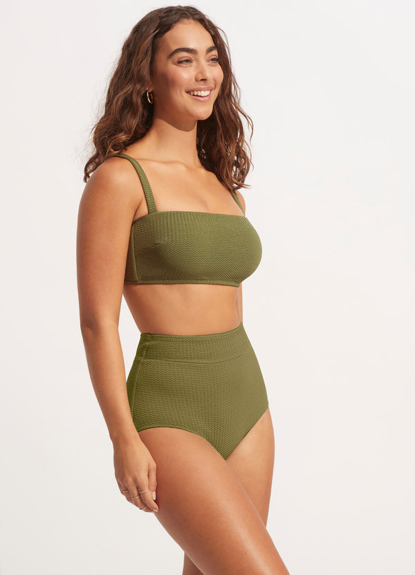 Sea Dive High Waisted Pant - Khaki