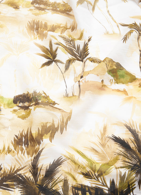Palms Kimono  - Olive