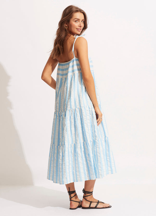 Cabana Tier Maxi - Powder Blue