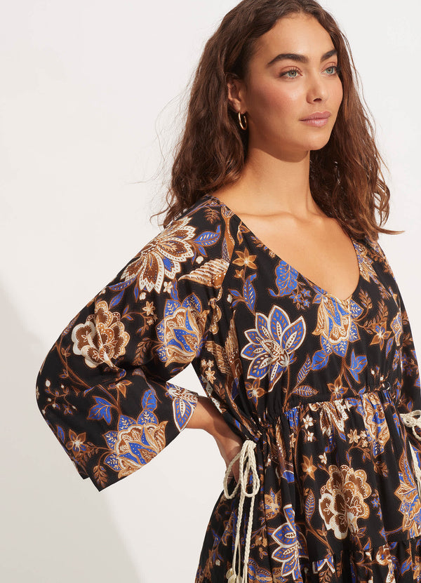 the silk road dress The Silk Road Seren Botanical Strapless Maxi Dress
