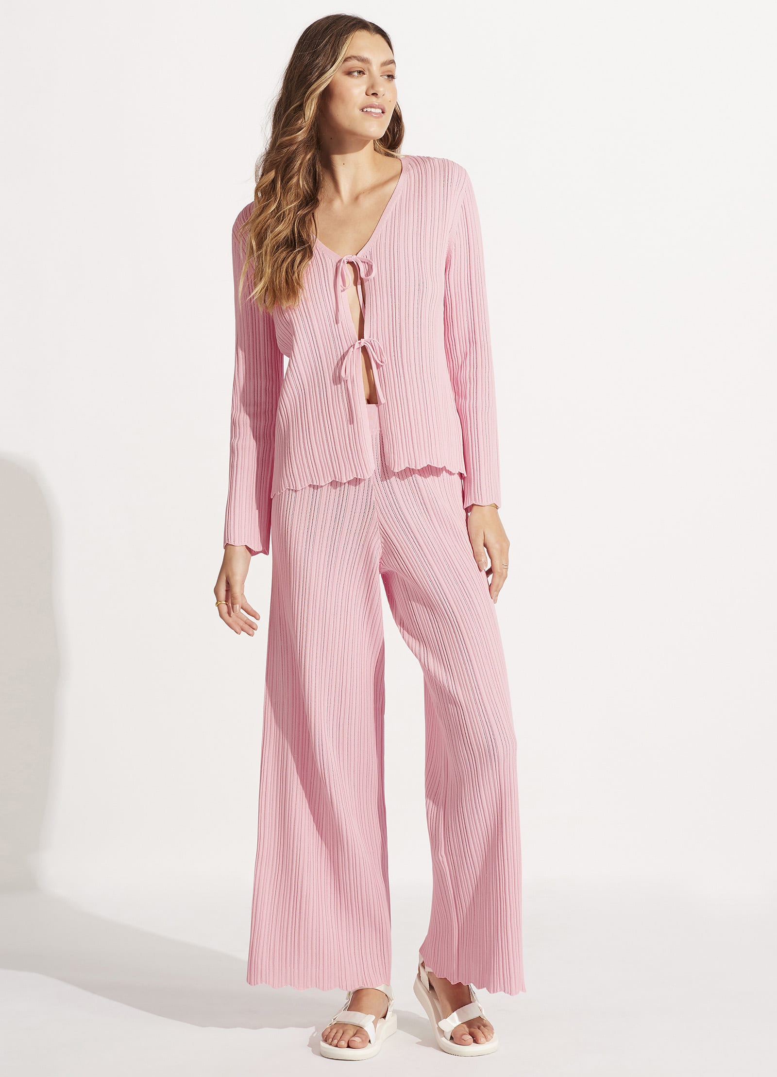 Crochet Tie Knit Top - Parfait Pink – Seafolly United Kingdom