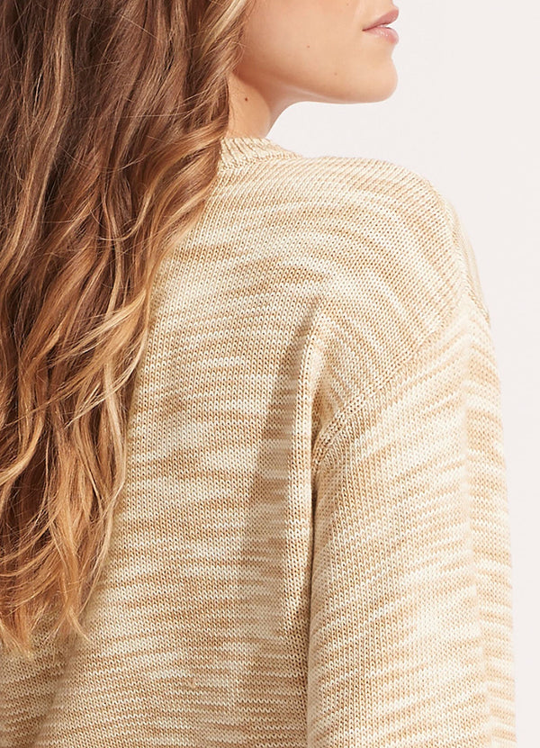 Marl Knit Jumper - Sand