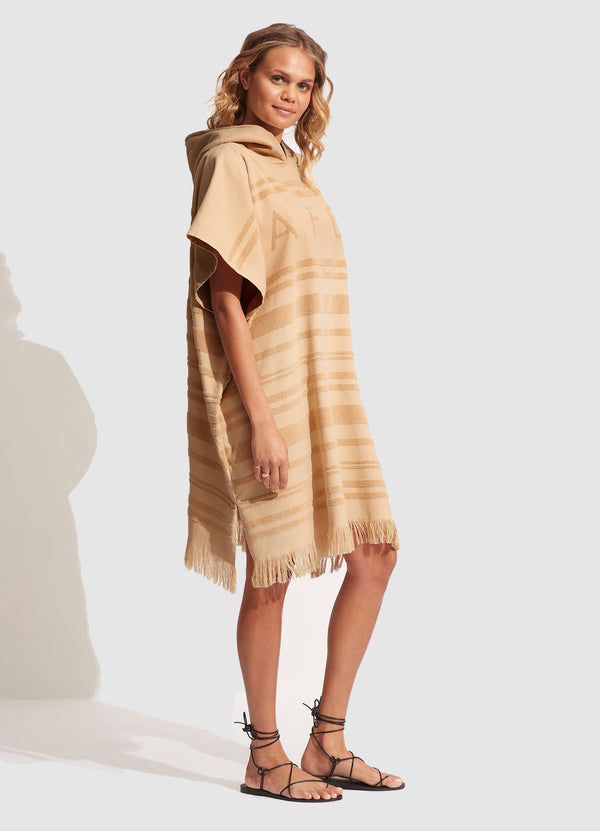 Towel Poncho - Camel