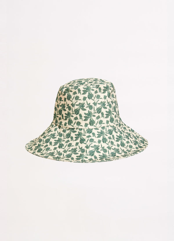 Fleur De Bloom Bucket Hat - Evergreen