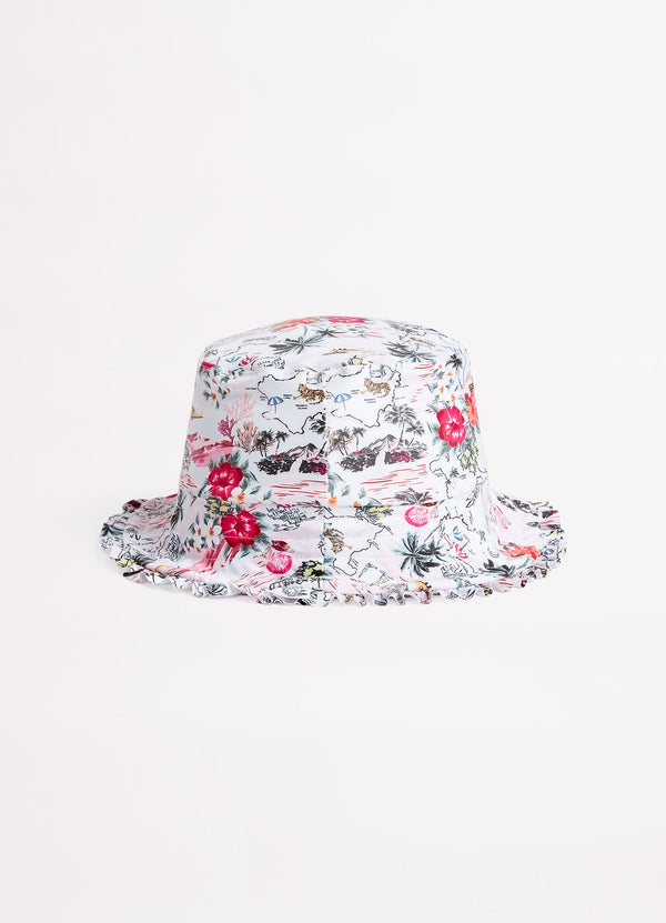 Girls Coast To Coast Bucket Hat  - Pink Coast