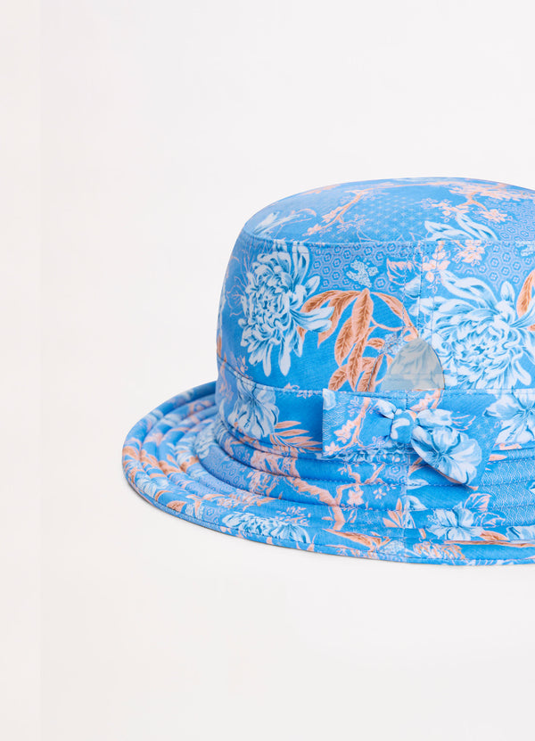 Blue Fuji Girls Bucket Hat - Blue
